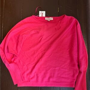 Philosophy Fuchsia Knit Top